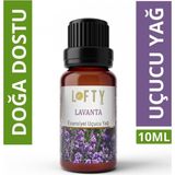 Lofty Lavanta Uçucu Yağ 10 ml Konsantre Oda Kokusu Doğa Dostu Esans Buhurdanlık İçin