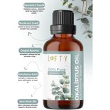 Lofty Okaliptus Uçucu Yağ Buhurdanlık Esansı Konsantre Oda Kokusu Esans Buhur Yağı 30ML