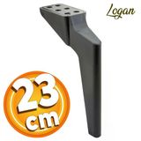 Logan Lüks Mobilya Kanepe Tv Ünitesi Berjer Koltuk Ayağı 23 Cm Siyah Konsol Ayakları