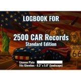 Logbook for Car – 2500 Records Standard Edition: Log Book Mileage and Vehicle Records: This mileage logbook is ideal for households and busy drivers ... trip – 8.25″ × 6″ glovebox-friendly format