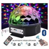 Loggia Ledli Rgb Sese Duyarlı Disco Topu Kumandalı Mp3 Çalar Bluetooth USB ve SD Kart Okuyucu