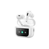 Logia Dokunmatik LED Ekranlı Bluetooth Kulaklık Touch Screen Pro Beyaz Renk Bluetooth Kulaklık