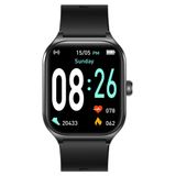 Logia Fit7 Akıllı Saat, 2.01 inç Dokunmatik Ekran, iOS ve Android Uyumlu, Kalp Atış Hızı, Adım Sayma, Uyku Analizi, Siyah