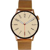 Logia Gt2 20 mm Metal Kordon Çinko Alaşım Kasa Altın Siyah Akıllı Saat