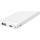 Logia Thin 5b Slim Ultra Ince 5000MAH Powerbank Taşınabilir Şarj Cijhazı - Beyaz