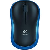 Logitech 910-002236 M185 Mavi Kablosuz Mouse - Renkli