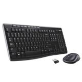 Logitech 920-004536 MK270 Kablosuz Klavye ve Fare Combo - Klavye ve Fare Dahil, 2.4GHz Bırakmasız Bağlantı, Uzun Pil Ömrü