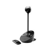 Logitech BCC950 video konferans web kamerası, eller serbest konuşma sistemi, HD 1080p, 180°görüş alanı, geniş bant ses, motorlu kamera, çok yönlü hoparlör, 1-4 kişilik, PC/Mac için, siyah
