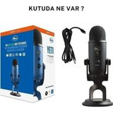 Logitech Blue Yeti USB Microphone Siyah