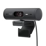 Logitech Brio 500 Full HD Web Kamerası Otomatik Işık Düzeltme, Otomatik Çerçeveleme, Gösteri Modu, Çift Gürültü Azaltıcı Mikrofon, Web Kamerası Gizlilik Kapağı, Microsoft Teams ile Çalışır, Google