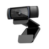 Logitech C920 HD PRO web kamerası, Full-HD 1080p, 78° görüş alanı, otomatik odaklama, net stereo ses, pozlama düzeltme, USB bağlantısı, Skype, FaceTime, Hangouts, vb. için, PC/Mac/ChromeOS/Android için, siyah