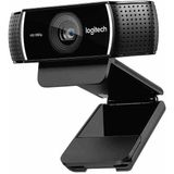 Logitech C922 1080P HD Otomatik Odaklama Dahili Akış Web Kamerası USB Bağlantı ile Uyumlu - Siyah