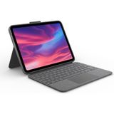 Logitech Combo Touch 10.9" iPad 10. Nesil ile Uyumlu Çok Yönlü Türkçe Klavyeli Kılıf - Gri