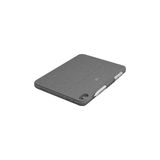 Logitech Combo Touch İpad 10. Nesil İle Uyumlu İngilizce Klavyeli Tablet Kılıfı Oxford Grey