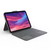 Logitech Combo Touch Kılıf İle İpad (10. Nesil Ve A16) İçin Çıkarılabilir Klavye, Büyük Hassas İzleme Paneli, Tam Boyutlu Arkadan Aydınlatmalı Klavye, Akıllı Konektör, Deu Qwertz-Gri