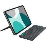 Logitech Flip Folio Klavyeli Tablet Kılıfı, iPad Pro 11 Inç (M4) ve iPad Air Uyumlu, Hafif ve Taşınabilir