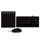 Logitech G G102 Oyuncu Mouse Ve G213 Oyuncu Klavyesi Seti (Mouse Pad Hediyeli)