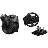 Logitech G G923 Driving Force Yarış Direksiyonu + Shifter Vites Seti Mat Siyah Renk ile Gerçekçi Deneyim