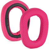 Logitech G435 Için Uyumlu Kulaklık YASTIĞI,G435 Wl Bluetooth Pedi Kulaklık Süngeri,yastık Ped Minder Yalıtım Köpük Onarım Parçaları Earpad - Koyu Pembe