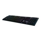 Logitech G915 Lıghtspeed Kablosuz Mekanik Oyun Klavyesi, Düşük Profilli Tactile Gl Tuş Anahtarı, İskandinav Düzeni - Karbon