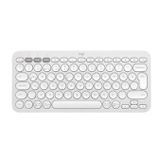 Logitech K380s Pebble Keys 2 Coklu Cihaz Ozellikli Bluetooth Turkce Q Klavye - Beyaz - Outlet