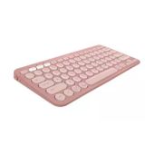 Logitech K380s Pebble Keys 2 Çoklu Cihaz Özellikli Bluetooth Türkçe Q Klavye - Pembe Outlet