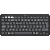 Logitech K380s Pebble Keys 2 Çoklu Cihaz Özellikli Bluetooth Türkçe Q Klavye - Siyah siyah