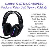 Logitech Kablosuz Kulak Üstü Oyuncu Kulaklığı + Logitech Kablolu Oyuncu Mouse Hediye