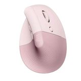 Logitech Lift 910-006478 Pembe Dikey Sessiz Ergonomik Optik Kablosuz Mouse