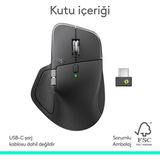 Logitech Logıtech Mx Master 4 Kablosuz Performans Mouse-Grafit - Gri