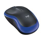 Logitech M185 kablosuz fare, nano USB alıcı üzerinden 2,4 GHz bağlantı, 1000 DPI optik sensör, 12 ay pil ömrü, sol ve sağ elini kullananlar için, PC/Mac - Mavi