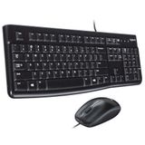 Logitech MK120 920-002560 Siyah Kablolu USB Klavye Mouse Set