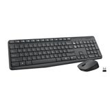 Logitech MK235 Kablosuz Klavye ve Fare Combo Windows için, USB Alıcı, 15 FN Tuşları, Uzun Pil Ömrü, PC ile Uyumlu, Dizüstü Bilgisayar