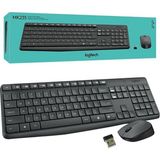 Logitech MK235 Kablosuz Q Klavye Mouse Seti - Çok Renkli