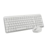 Logitech MK250 Combo kompakt klavye ve kablosuz Bluetooth klavye, Windows için, 12 ay pil, beyaz