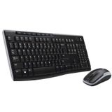 Logitech MK270 920-004525 Siyah Kablosuz Q Klavye Mouse Set