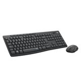 Logitech MK295 Combo kablosuz klavye ve fare: SilentTouch teknolojisi, tam sayısal klavye, kısayol düğmeleri, Nano USB alıcısı,%90 daha az gürültü - siyah