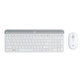 Logitech MK470 Kablosuz Beyaz Ince Ingilizce Q Klavye + Mouse Seti - Siyah