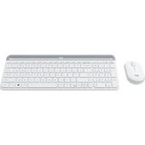 Logitech MK470 Q Tr İnce Kablosuz Klavye Mouse Set Beyaz Bağlantı Tipi ile Ergonomik Kullanım