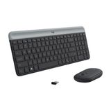 Logitech MK470 Ultra İnce Minimalist Kablosuz Klavye Fare Combo Grafit