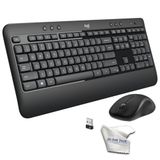 Logitech MK540 Kablosuz Bluetooth Fare ve Klavye Kombinasyonu, PC, Dizüstü Bilgisayar için USB Birleştirici Alıcı, ChromeOS ve Windows ile Uyumlu, Programlanabilir Tuşlar ve Uzun Pil Ömrü, GTW