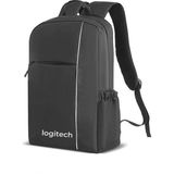 Logitech Orijinal 4 Bölmeli Unisex 15.6" Su Itici Kumaş Laptop Bölmeli Notebook Bilgisayar Için Sırt Çantası