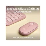 Logitech Pebble 2 Combo 920-012247 Pembe Tkl Kablosuz Klavye Mouse Seti Outlet