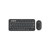 Logitech Pebble 2 Multi-Device Bluetooth Klavye & Mouse Seti Grafit (Türkçe Tuş Dizimi)