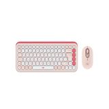 Logitech Pop Icon Bluetooth Klavye-Mouse Seti (Türkçe Tuş Dizimi) Açık Pembe