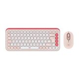 Logitech Pop Icon Combo 920-013077 Pembe Kablosuz Klavye Mouse Seti