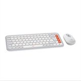 Logitech POP ICON COMBO Kablosuz Klavye ve Mouse Seti, Bluetooth, Konforlu Tasarım, Programlanabilir Tuşlar, Sessiz Tıklamalar, 3 Cihaza Kadar Easy-Switch, Türkçe Q Klavye, Beyaz