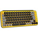 Logitech Pop Keys Sarı Siyah Kablosuz Mekanik Klavye - Teşhir Outlet Vitrin