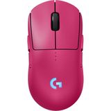 Logitech Pro 2 Lıghtspeed Hero 2 32K Dpı Sensör 500+ IPS Pc/mac Için Kablosuz Oyun Mouse'u, Pembe