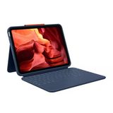 Logitech Rugged Combo 4 For İpad (10. Nesil) Klavye Kılıfı, Akıllı Konektör Ve Dayanıklı, Sıvı Dökülmelerine Karşı Korumalı Klavye - Azerty